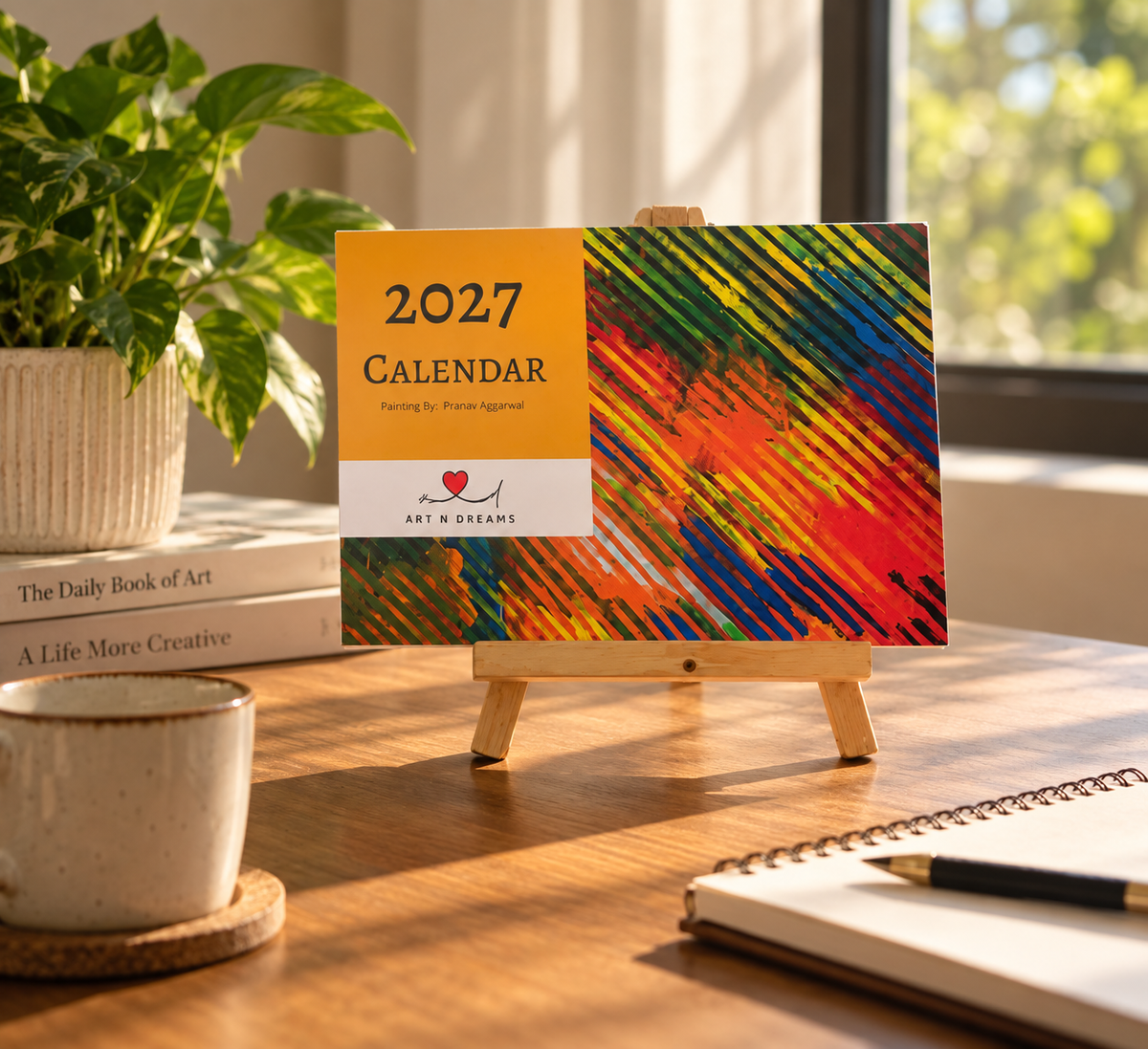 Artndreams 2027 Illustrated Art Calendar
