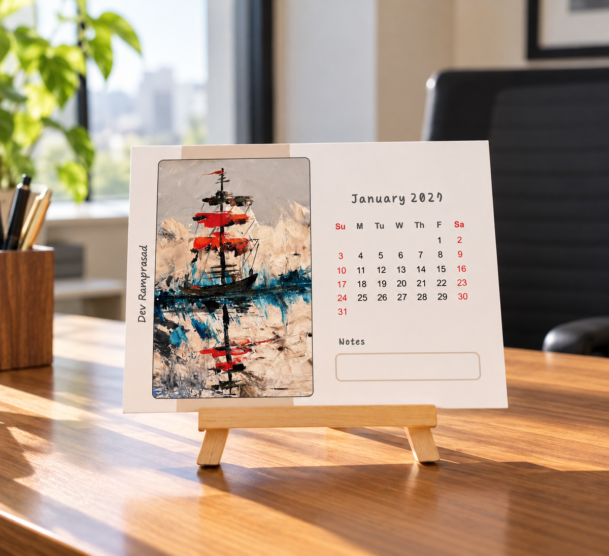Artndreams 2027 Illustrated Art Calendar