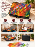Colourplay Lap Table — features infographic, artwork by Pranav Aggarwal